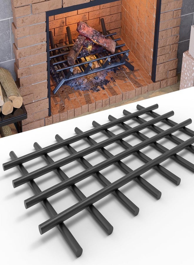 Forestchill Fireplace Grate Ember Retainer, Extra Thick 8mm Steel Ember Retainer Screen, 16 x 10 inch Heavy Duty Ember Retainer for Fireplace Grates, Fire Pits, Camping - Image 1